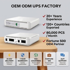 Mini UPS DC OEM 21W 36W 45W Monofase con Batteria al Litio e Indicatore LED, Vendita Calda in Africa Occidentale per Distributori all'Ingrosso - Product Image 1
