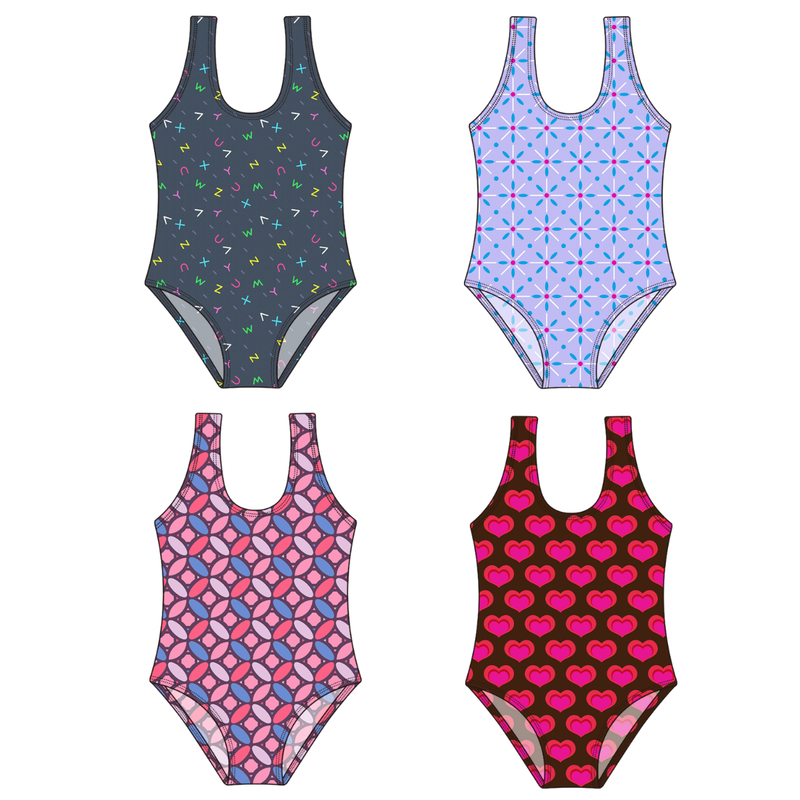 Custom Baby Swim Set Baby Girls