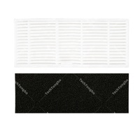 Kit d'accessoires pour aspirateur robot Xiaomi Lydsto R1 : chiffon de nettoyage, sac à poussière, brosse latérale, filtre HEPA