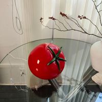 Lampe de table LED moderne et mignonne en verre en forme de pomme de terre pour intérieur, lampe d'étude, décoration d'intérieur, lampe de chevet pour enfants, éclairage pour filles