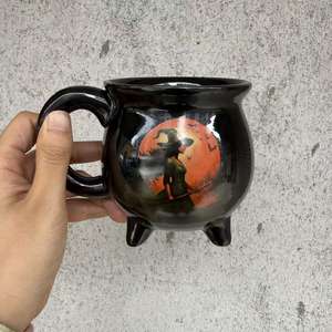 Tarro de bruja <span class=keywords><strong>Caldero</strong></span> mágico de bruja <span class=keywords><strong>Taza</strong></span> de café de Halloween <span class=keywords><strong>Taza</strong></span> mágica de doce constelaciones Estrella Luna - Product Image 2