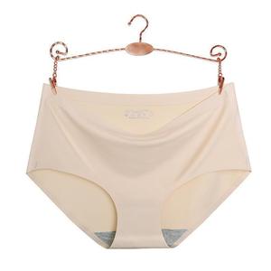 Factory Direct Sale Damen unterwäsche-Mittel hohes, einfarbiges, einteiliges, bequemes und atmungsaktives Dreiecks höschen - Product Image 5