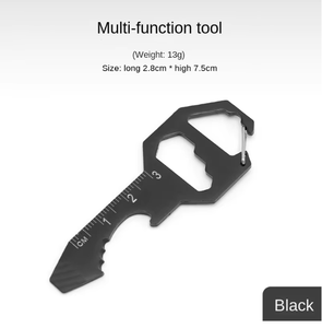 Llavero 8 en 1, Mosquetón Multifunción, Clip para Equipo, Herramienta Multiusos de Bolsillo, Multiherramienta - Product Image 6