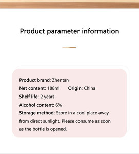 Vino alla Pesca Succosa 6% Alc Leggero e Fruttato Design Personalizzato della Bottiglia Basso MOQ Campione Gratuito per Ordini all'Ingrosso - Product Image 6
