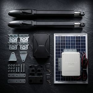 <span class=keywords><strong>Kit</strong></span> d'ouverture de <span class=keywords><strong>portail</strong></span> à double battant intelligent contrôlé par Wi-Fi, à énergie <span class=keywords><strong>solaire</strong></span>, avec batterie de secours <span class=keywords><strong>pour</strong></span> allée de villa - Product Image 4