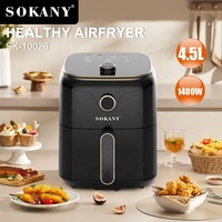SOKANY 10026 Nouvelle Conception Friteuse à Air Sans Huile Saine 4.5L Friteuse à Air Intelligente avec Revêtement Intérieur