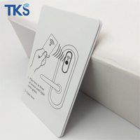 Carte cryptée SALTO AES-128 |   Carte-clé d'hôtel 1K avec logo personnalisé - Carte-clé pour serrures électroniques, codage instantané et réutilisable