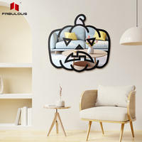 FABULEUX acrylique miroir décor autocollant mural adhésif décor à la maison chambre de bébé miroir incassable