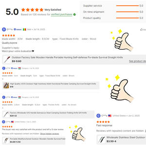 سكين جيب قابلة للطي متعددة الوظائف محمولة للتخييم في الهواء الطلق من الفولاذ 14c28n عالي الصلابة للهدايا - Product Image 6