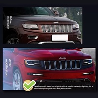Vland pour Grand Cherokee 11-13 – Phares LED modifiés avec clignotants séquentiels – 12V – Stock local US/EU/AU
