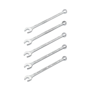 Polished Mirror Finish 6-32mm Metric Combination Wrench Open End <b>Spanner</b> Carbon Steel for Auto Mechanical Repair OEM - Product Image 4