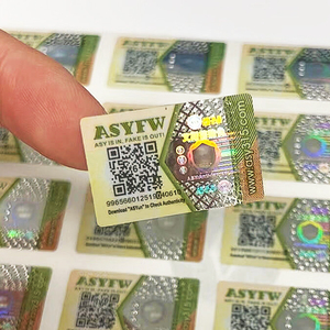 Chất lượng cao bảo mật chống giả mạo mã QR nhãn giấy chống giả không hợp lệ khi rách mẫu tùy chỉnh - Product Image 5