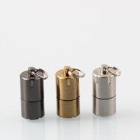 Mini-collier pendentif porte-clés moderne, briquet électronique amusant, compact, à capsule de kérosène, pour cigarettes et affaires
