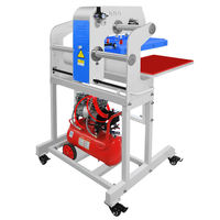 EE. UU. 110 V Transferencia de sublimación digital Doble 2 cabezales Auto Open 16X24 Máquina de prensa de calor automática deslizante para camisetas