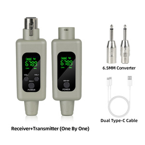 Chuyên Nghiệp Có Dây Chuyển Đổi Không Dây Hệ Thống Microphone Transmitter Receiver Guitar Khuếch Đại Microphone Hệ Thống Không Dây - Product Image 3