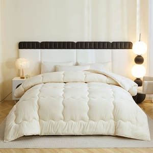 Edredón relleno de lana de lujo de 135x200 / 200x200 / <span class=keywords><strong>160x200</strong></span> / 240x260 cm, edredón lavable para todas las estaciones, uso doméstico y hotelero - Product Image 2