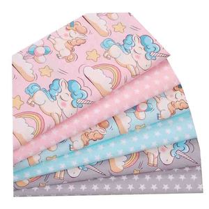 Tessuto in saia di cotone 100% per la casa modello stampato Anti-statico all'ingrosso biancheria da letto uso per il cartone biancheria da letto per bambini - Product Image 1