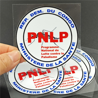 Autocollants de transfert de logo de marque 3D personnalisés BOTU, durables, imperméables, impression personnalisée, autocollant de transfert UV