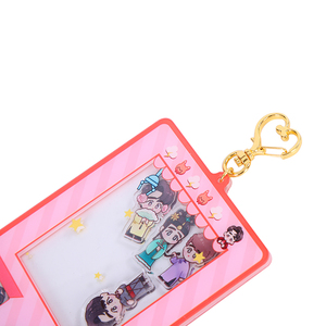 Porte-clés à impression recto verso <span class=keywords><strong>Shaker</strong></span> acrylique anime <span class=keywords><strong>personnalisé</strong></span> Charmes en plastique à impression numérique personnalisés Charm Alloy Zinc - Product Image 4
