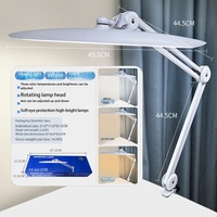 Lampe de bureau LED à clipser 24W 182 LED haute luminosité, bras articulé réglable, protection oculaire, pour usage multi-scénarios et réparation mobile