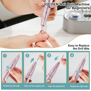 Nouveau design professionnel électrique 85W Rechargeable manucure haute vitesse vernis à ongles perceuse pour ongles en acrylique - Product Image 6