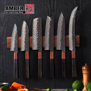 Cuchillo Japonés de 67 Capas de Acero Damasco VG10 para Deshuesar y Filetear, Forjado a Mano con Mango de Madera - Product Image 6