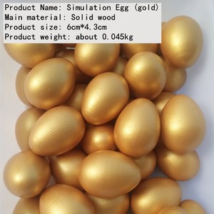 Oeuf bois artisanat en gros inachevé bricolage doré <span class=keywords><strong>oeufs</strong></span> de pâques décoration de fête ornement jouets <span class=keywords><strong>pour</strong></span> <span class=keywords><strong>oeufs</strong></span> de pâques <span class=keywords><strong>jeu</strong></span> de <span class=keywords><strong>chasse</strong></span> - Product Image 6