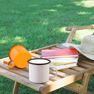 Taza de Acero Esmaltada de 350ml/12OZ para Sublimación, Diseño Navideño, Ideal para Café y Agua - Taza de Café de Calidad - Product Image 5