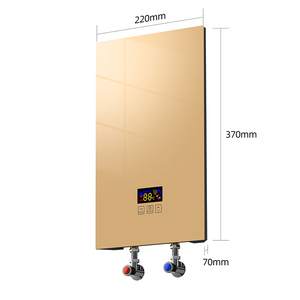 Calentador de Agua Inteligente LCD Avanzado de 5.5KW - Calentamiento Rápido, Unidad sin Tanque Ultrafina de Montaje en Pared, Pantalla Grande que Monitorea el Agua - Product Image 5