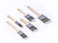 Ensemble de 5 pinceaux de peinture de qualité industrielle/DIY pour la peinture murale, les meubles et la décoration artistique