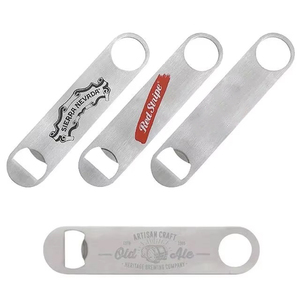 Lame d'ouvre-bouteille personnalisée en acier inoxydable lame d'ouvre-bouteille de bière plate noire personnalisée pour les brasseries Dreher - Product Image 6