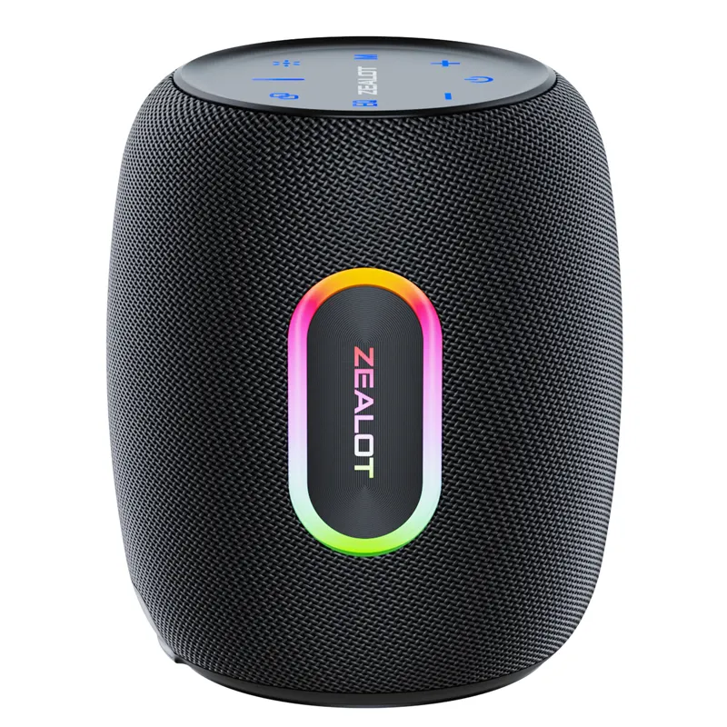 Zealot S64 عمود لاسلكي محمول صغير مقاوم للماء جودة صوت بدون فقدان HIFI مكبر صوت