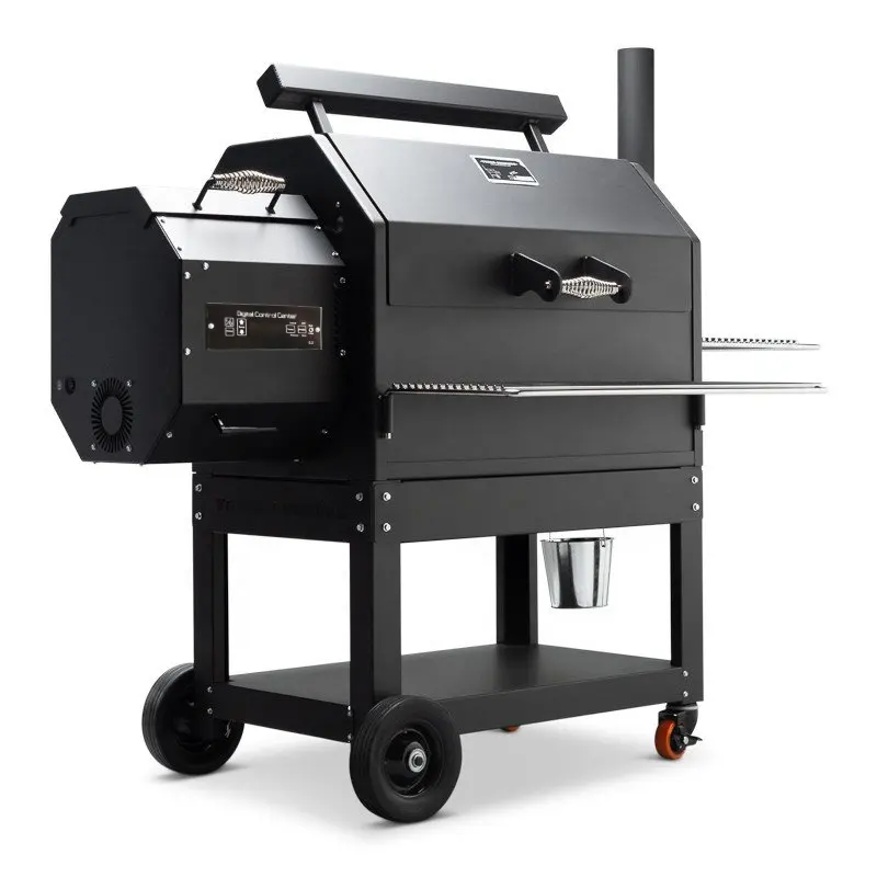 Houten Pellet Roker Bbq Grill Met Digitale Controller Barbecue Master Elektrische Houtskool Grill