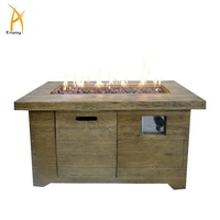 Table de foyer extérieur au propane 40000-44999 BTU, chauffage décoratif, écologique, revêtement poudré, idéale comme table brasero
