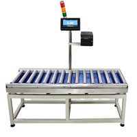 Timbangan Elektronik Xinmu Heng Conveyor Roller Checkweigher dengan Penyimpanan Data USB, Alarm Batas Atas/Bawah, Kapasitas 10g-60kg, OEM
