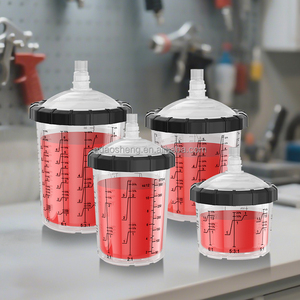 Vaso desechable PPS de 600 ml <span class=keywords><strong>para</strong></span> <span class=keywords><strong>pistolas</strong></span> de pulverización HVLP/LVLP en pintura automotriz - Product Image 1
