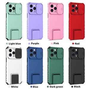 Per Samsung S23 S24 FE cassa del telefono con il supporto verticale del supporto del telefono cassa di scorrimento della macchina fotografica Cover per <span class=keywords><strong>iPhone</strong></span> 16 15 14 Cover della macchina fotografica Slide - Product Image 6