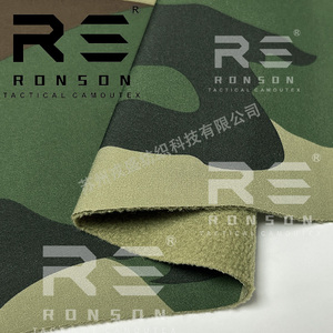 Ronson Nhiều Lớp Vải Woodland Ngụy Trang Chiến Thuật 100D <span class=keywords><strong>Poly</strong></span> <span class=keywords><strong>Composite</strong></span> Cực <span class=keywords><strong>Fleece</strong></span> Một Mặt Chải Áo Khoác Vải - Product Image 6