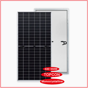 แผงโซลาร์เซลล์ PERC แบบโมโนคริสตัลไลน์ชนิด N ระดับ Tier 1 สีดำทั้งหมด กำลังไฟ 550 วัตต์ แบบสองหน้า (Bifacial) กระจกสองชั้น HJT เซลล์แบบ Half-Cut ราคาขายส่งถูกกว่า - Product Image 5