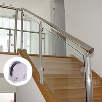 Messing Edelstahl Moderne Klemme für Hotel-Treppengeländer/Handläufe