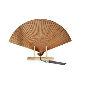 พัดลมมือถือพับได้ทำจากไม้ไผ่เป็นมิตรกับสิ่งแวด<span class=keywords><strong>ล</strong></span>้อมพร้อมทาสีดีไซน์สำหรับการตกแต่งบ้านในปีใหม่จีน - Product Image 5
