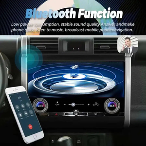 วิทยุติดรถยนต์ Android Carplay สำหรับ Toyota FJ Cruiser ปี 2007-2012 หน้าจอสัมผัส เครื่องเล่นมัลติมีเดีย วิดีโอ GPS นำทาง สเตอริโอ - Product Image 2