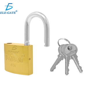 กุญแจทองเหลือง Feiteli ขนาด 38 มม. พร้อมห่วงเหล็กชุบแข็งเพื่อความปลอดภัย - Product Image 1