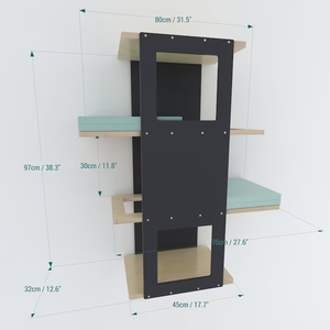 Tongkat cakar kucing pasang dinding tempat kucing pemanjat - Product Image 3