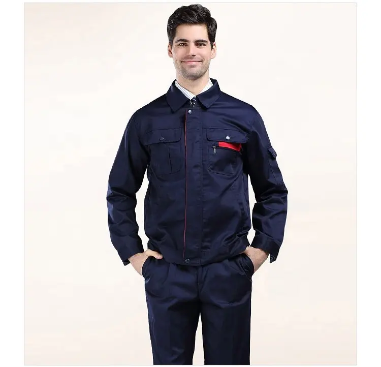 Wholesale Price New Designs Navy Dlue Winter Unisex Engineer Women Work Uniforms for Men Working Wear jacket