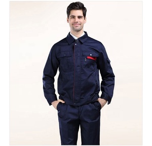 Prix de gros de nouveaux designs bleu marine d'hiver unisexe ingénieurs femmes uniformes de travail pour hommes vêtements de travail veste - Product Image 1