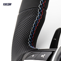 Volant en cuir en forme de D pour BMW E70 E71 E83 E84 E85E81 E82 E87 E88 E89 E90 E91 E92 E93, style sport