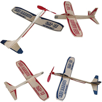 100% Planeurs en bois de balsa faits à la main Hélice Avion Jouets Modèle en bois Kits d'avion
