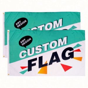 Drapeaux et Bannières Personnalisés en Polyester 100D avec 2 Œillets en Laiton pour Usage Extérieur et Intérieur – Vente en Gros Fabricant - Product Image 2