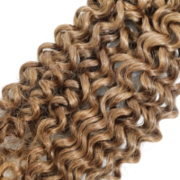Cheveux humains au crochet pour femmes noires, boucles birmanes, mèches de cheveux humains au crochet, extensions de cheveux humains au crochet Miracle Knots